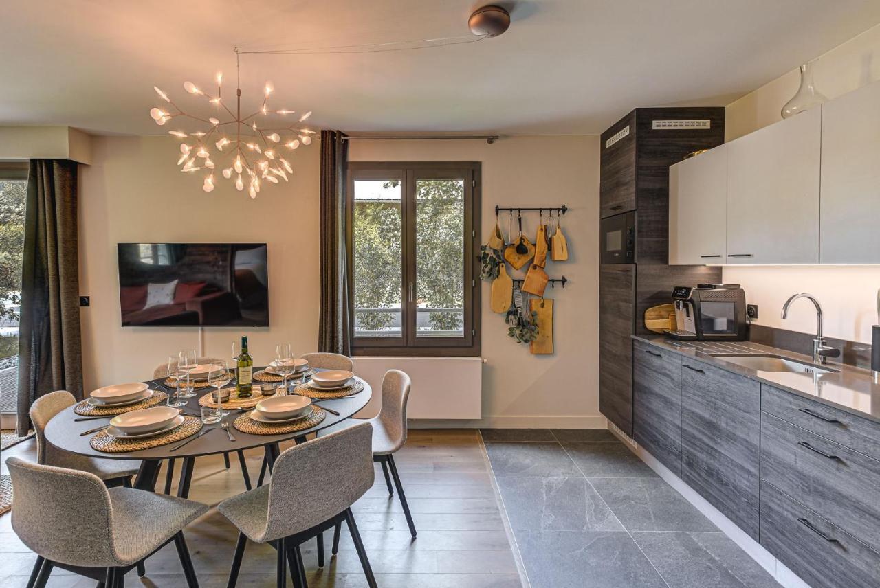 White Pearl A05 Modern Apartment Chamonix Alpes Travel Sleeps 4 To 6 Exterior photo