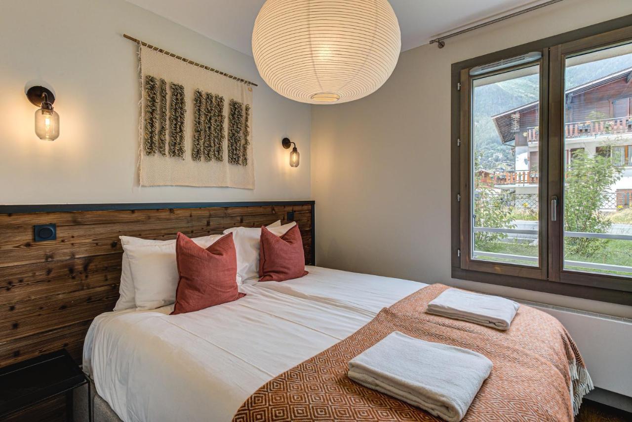 White Pearl A05 Modern Apartment Chamonix Alpes Travel Sleeps 4 To 6 Exterior photo